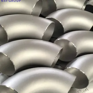 NXF UNS N10276 2.4819/NiMo16Cr15W/C276 OD DN15-1200 Thickness SCH10-XXS Nickel Alloy 90/45 Deg LR/SR Butt Welding Elbow thumbnail-4
