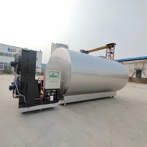 5000L Stainless Steel Fresh Milk Cooler Storage Tank Milk Cooling Tank Dairy Processing Machine thumbnail-3
