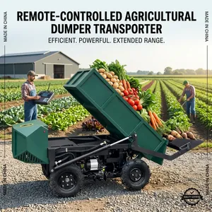 Elektrisch angetriebener RC-Landwirtschaftlicher Nutztransporter, Mehrzweckkipperfahrzeug thumbnail-3