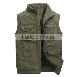 Quality Custom Printed or Embroidery Sleeveless Vest Coat for Men thumbnail-4