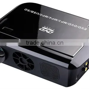 Portable Dvd Projector High Native Resolution 1024*768 With Function of MP3 MP4 MP5 TV Tuner USB SD AV thumbnail-1