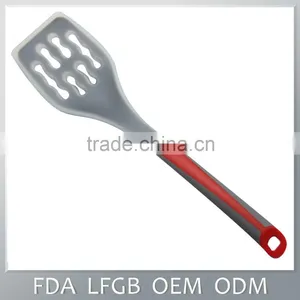 High-temperature Hot Sell Red Handle Silicone Cooking Utensil Set/ European Kitchenware thumbnail-1