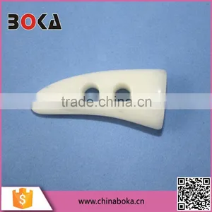 2015 Hot Sale Cheaper Price Wholesale White Resin Buttons With Horns 2 Holes Factory Price thumbnail-2