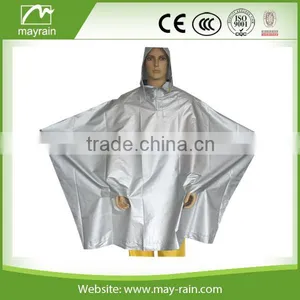 Adult Waterproof Pvc Rain Poncho thumbnail-1