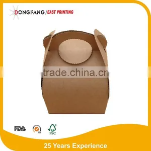 Full Color Printing Foldable Paper Cupcake Box Paper Cake Box of High Quality thumbnail-2