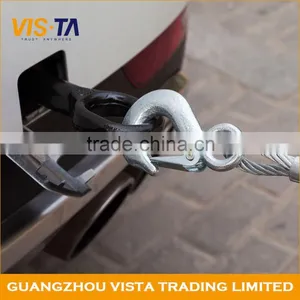 Flexible Towing Strap With Hook Emergency Tow Rope for Car thumbnail-4