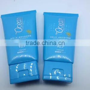 Square Cosmetic Packaging With Flip Top Cap for in Sun Protect Lotion thumbnail-5