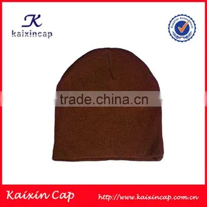 Wholesale High Quality Oem Designed Acrylic Blank Winter Beanie Hat thumbnail-1