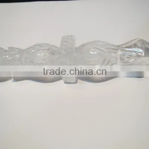 Natural Crystal Quartz Carved Wands thumbnail-1