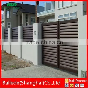 Competitive Price Fixed Oval Blade Aluminum Louvre Fence thumbnail-4