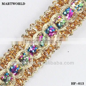 2013 Cheap Price Beautiful Braided Trim for Decoration (HF-013) thumbnail-1