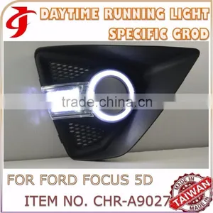Body Kit Refit FOR FFORD FFOCUS 5D LED CAR DRL Daytime Running LIGHT thumbnail-1