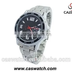 Luxury Silver-toned Round Watch, Quartz Movement Water Resistant Couple Watch, Stainless Steel Back Couple Watch thumbnail-3