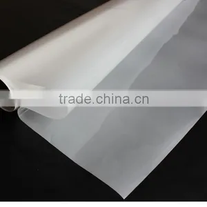 Frosted Decorative PET White Mesh Stained Glass Window Film Similar to 3M Window Film thumbnail-1