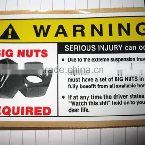 Pet/dogs/road Durable Self-adhesive Warning Label Stickers for Security thumbnail-4