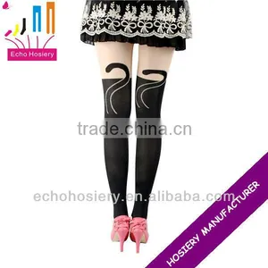Fashion Jacquard CAT Design Tights thumbnail-2