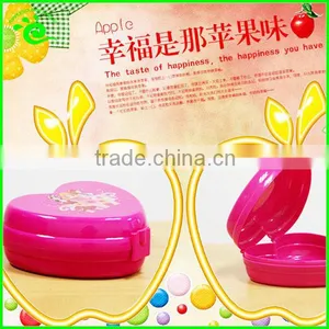 ~Japanese Leakproof Heart Bento Small Lunch Box With Lock With Cutlery thumbnail-6
