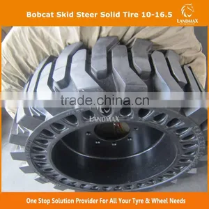 Bobcat Skid Steer Solid Tire 10-16.5 thumbnail-1