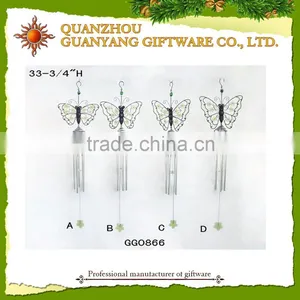 Glass Wind Chime Aluminum Tube Plastic Wind Chimes Butterfly Wind Chime thumbnail-1