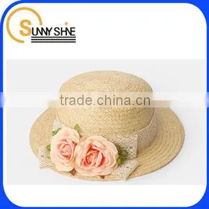 SUNNY SHINE Custom Hawaii Summer Fashion Straw Fedora Hat thumbnail-1