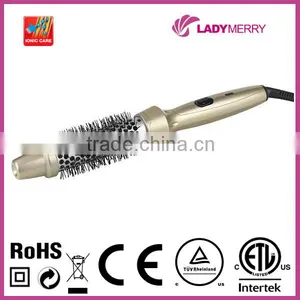 200C/393F Hot Negative Ion Generating Electric Hair Brush thumbnail-1