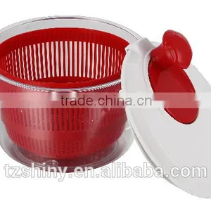 2016 Factory Direct Sale Mini Plastic Salad Spinner With Rotary Handle Salad Helper thumbnail-1
