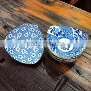 Japanese Ceramics Retro Blue And White Porcelain Bowls BCH2015121 thumbnail-3