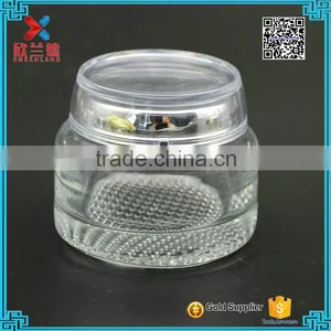 New Prosucts Plastic Screw Cap/exquisite Silver Round Cap for Cream Jar thumbnail-4