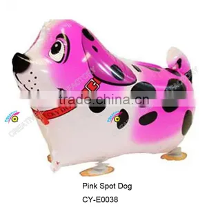 2015 Wholesale Animal Shaped Walking Pet Balloon Helium Walking Pet Balloon Different Color Walking Spot Dog Balloon thumbnail-4