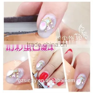 Korean Style Flat Back Glass Resin Stone Opal Decorative Stones ZX:SZ574 thumbnail-1