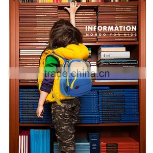 Kids Backpack School Bag With Cute Monkey Image thumbnail-4
