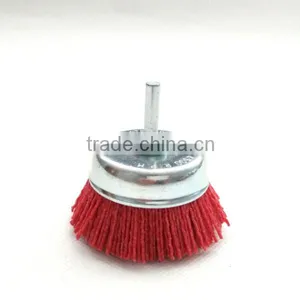 Nylon Wire Cup Brushes With Shank, Diameter 75mm or 3" thumbnail-1