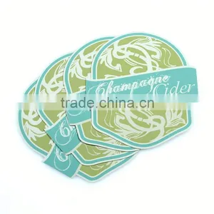 Custom Full Colors Printing Plastic Material Stickers Round Reflective Sticker and Letter Type Die Cut Stickers Printed ---DH205 thumbnail-1