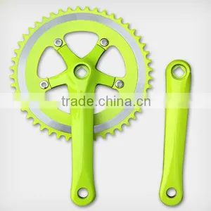 Steel and Alloy 42/52T Bicycle Chainwheel and Cranks thumbnail-1