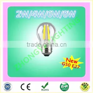 NEW High Quality UL Globe Shape G50/G16.5 LED Filament Bulb With 1W 2W 4W 5W thumbnail-1