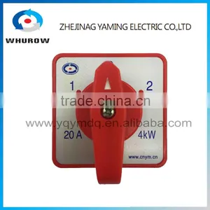 Changeover Rotary Cam Universal Switch HZ5-20/4 M05 Three Poles Electrical Low Current 20A Control Machine Silver Contacts thumbnail-4