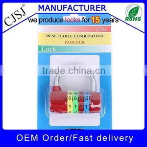 Professional Design High Security 4 Digits Hardened Combination Lock thumbnail-1