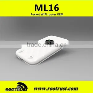 Pocket Portable Factory Supply 2014 New Fashion Mini Usb 3g Wifi 802.11b/g/n Wireless Router RT-ML16 thumbnail-1