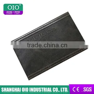 OIO Best-seller Decorative Fake Leather Jeans Label thumbnail-1