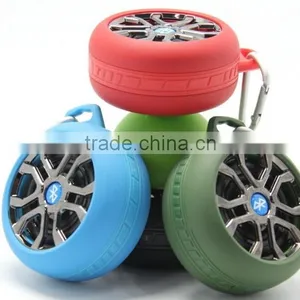 Special Tyre Shape Design Bluetooth Speaker, Promotion Gift Tire Shape Mini Speaker, Low Price Wireless Speaker thumbnail-3