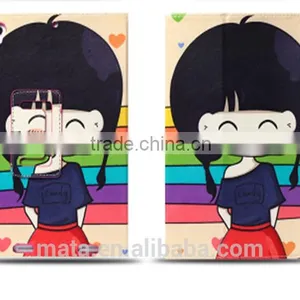 Wholesale Painting Cartoon Leather Cover Case For Ipad thumbnail-5