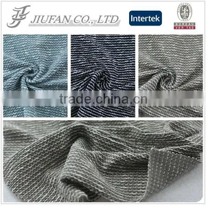 Jiufan Textile 2015 Hot Sale Tweed With Sequins Yarn Dyed Fabric For Garment Sweaters thumbnail-1