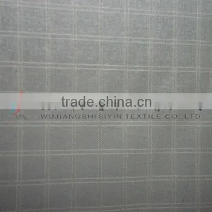 400T/0.42 Double-line Plaid Poly Taffeta Fabric thumbnail-1