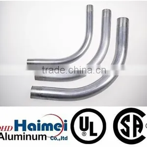 UL Approved Rigid Aluminium Pipe 90 Degree Elbow thumbnail-2