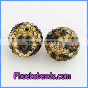 12mm Crystal Rhinestone Beads For Shamballa Bracelets CPB-B13 thumbnail-1