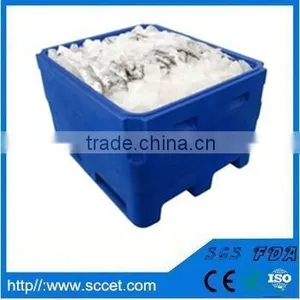 Frozen Bins for Fish Transport Fish Tubs Cooler and Insulated Fish Bins thumbnail-1