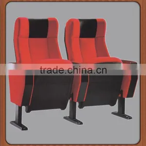 Red Fabric Seat Lecture Theatre Chair YA-09A thumbnail-1