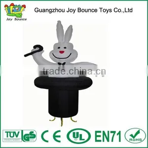 White Rabbit Inflatable Cartoon on Sale ,cute Inflatable Cartoon thumbnail-1