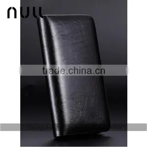 Classiacl Expandable Natural Metallic Long Wallet Leather Purse thumbnail-2