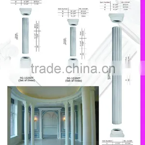 Decorative Polyurethane Roman Column Good Price Beautiful New Modern Luxury Polyurethane Roman Column thumbnail-1
